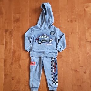 NWT Toddler Boy Hot Wheels Pant Set